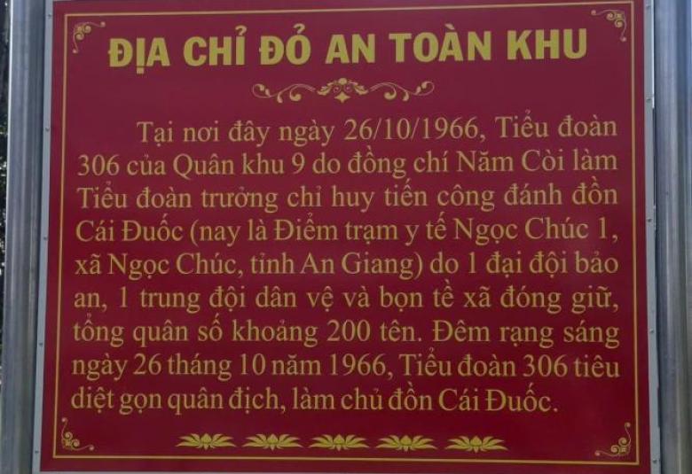 Địa chỉ đỏ An toàn khu