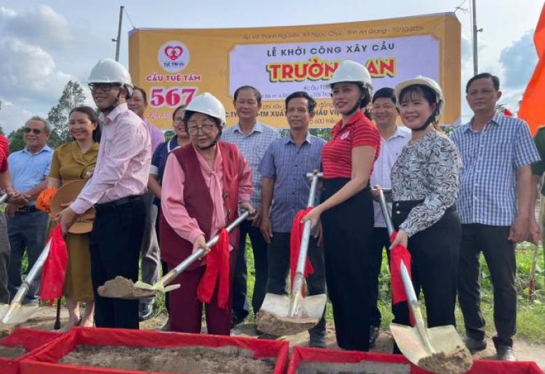 Lễ khởi công xây dựng Cầu Trường An (Cầu Tuệ Tâm 567)
