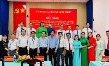 Hội nghị công bố các Quyết định sắp xếp trường học