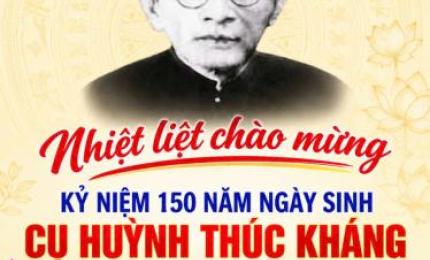 Kỷ niệm 150 năm Ngày sinh cụ Huỳnh Thúc Kháng (01/10/1876 – 01/10/2026)