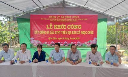 Lễ khởi công cầu GTNT
