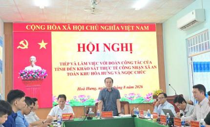 Khảo sát thực tế công nhận xã An toàn khu